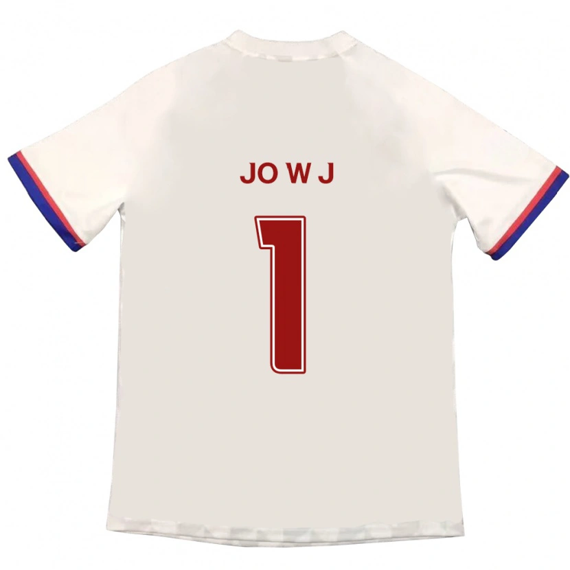 Danxen Mujer Camiseta Jo Woo-Jang #1 Azul Real Rojo 2ª Equipación 2025/26 La Camisa México