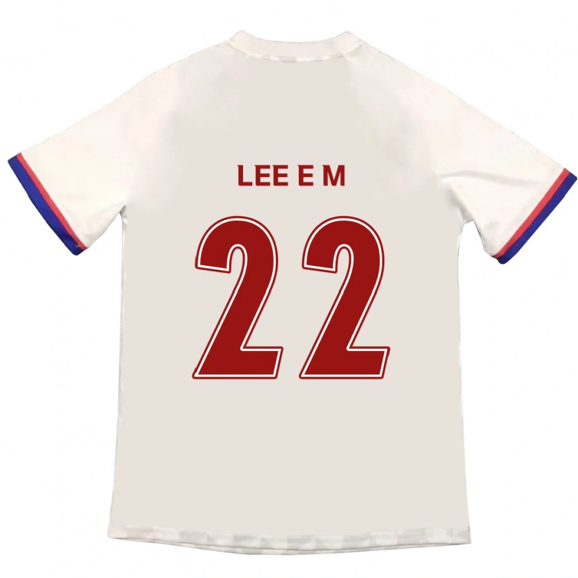 Danxen Mujer Camiseta Lee Eun-Mi #22 Azul Real Rojo 2ª Equipación 2025/26 La Camisa México