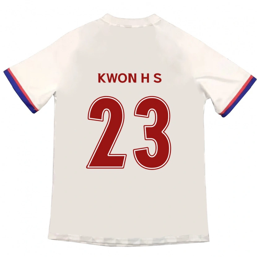 Danxen Mujer Camiseta Kwon Hui-Seon #23 Azul Real Rojo 2ª Equipación 2025/26 La Camisa México