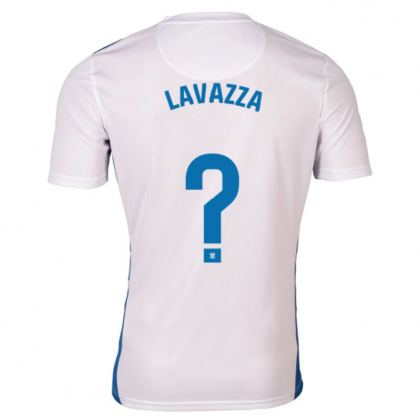 Danxen Mujer Camiseta Sebastián Lavazza #0 Blanco Azul 1ª Equipación 2025/26 La Camisa México