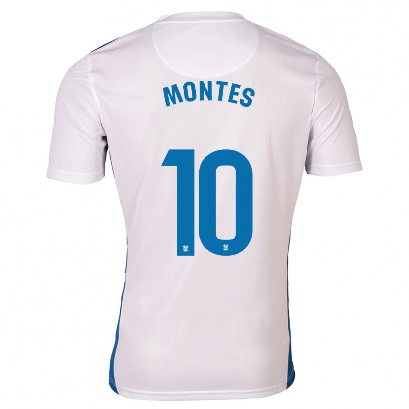 Danxen Mujer Camiseta Cris Montes #10 Blanco Azul 1ª Equipación 2025/26 La Camisa México