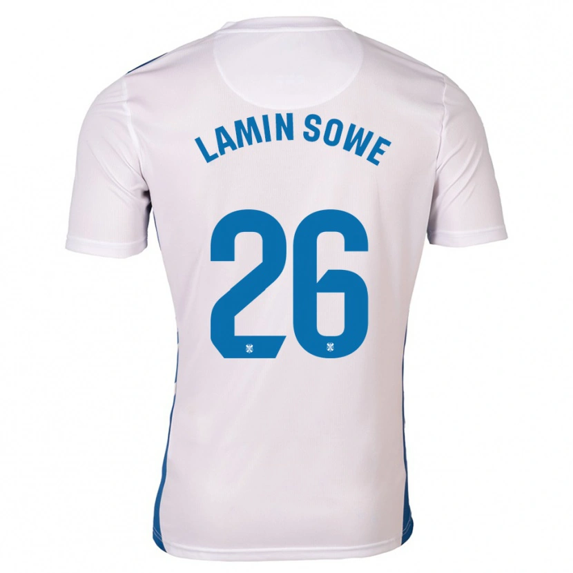 Danxen Mujer Camiseta Ba Lamin Sowe #26 Blanco Azul 1ª Equipación 2025/26 La Camisa México