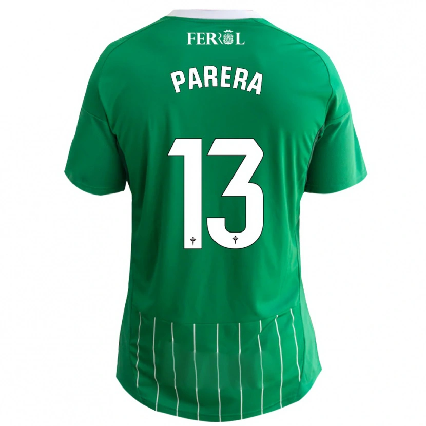 Danxen Mujer Camiseta Miquel Parera #13 Verde Blanco 1ª Equipación 2025/26 La Camisa México