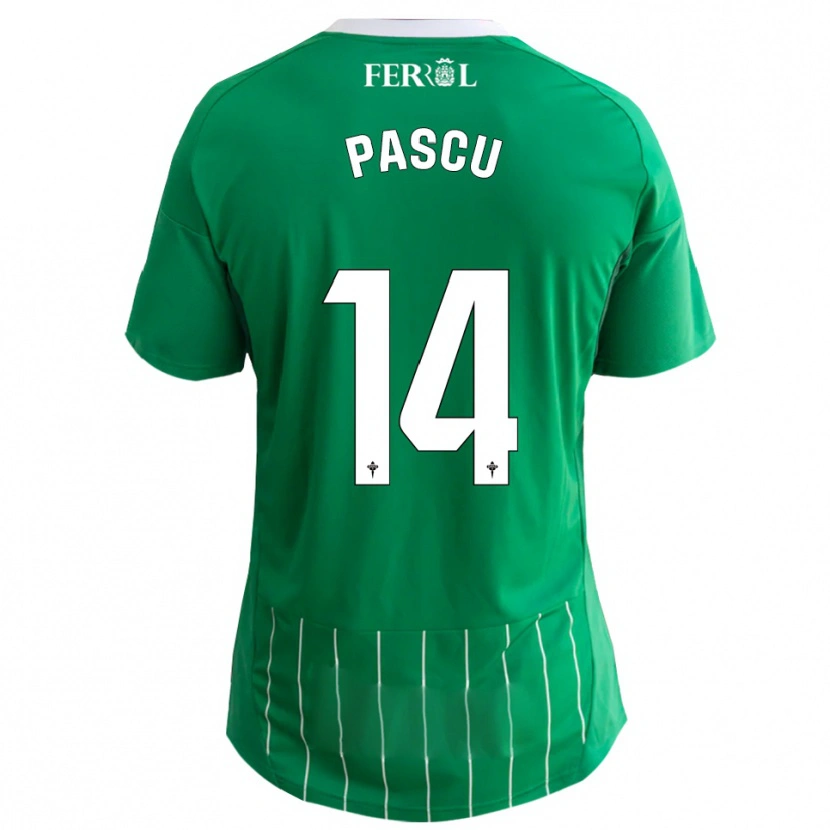 Danxen Mujer Camiseta Pascu #14 Verde Blanco 1ª Equipación 2025/26 La Camisa México