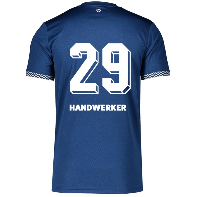 Danxen Mujer Camiseta Tim Handwerker #29 Azul Marino Blanco 1ª Equipación 2025/26 La Camisa México
