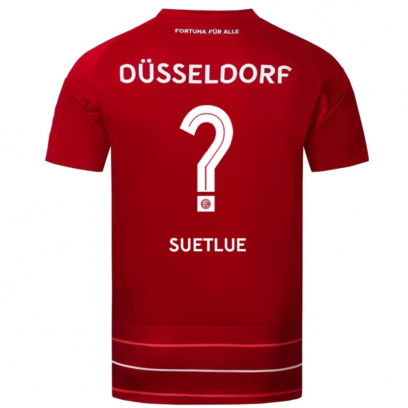 Danxen Mujer Camiseta Serra Suetlue #0 Rojo Blanco 1ª Equipación 2025/26 La Camisa México
