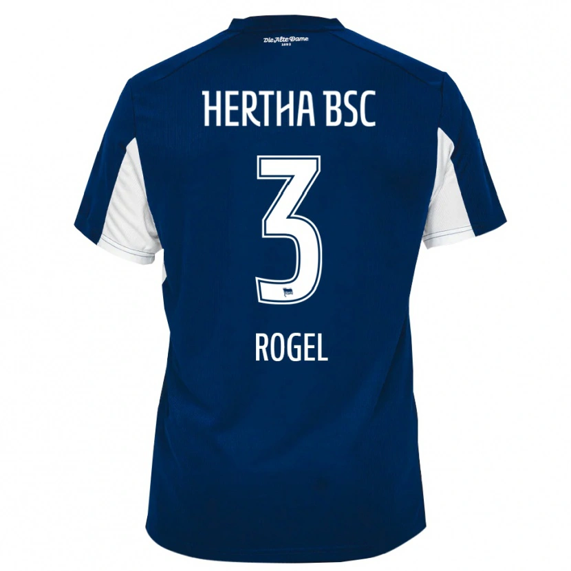 Danxen Mujer Camiseta Agustín Rogel #3 Blanco Azul 1ª Equipación 2025/26 La Camisa México