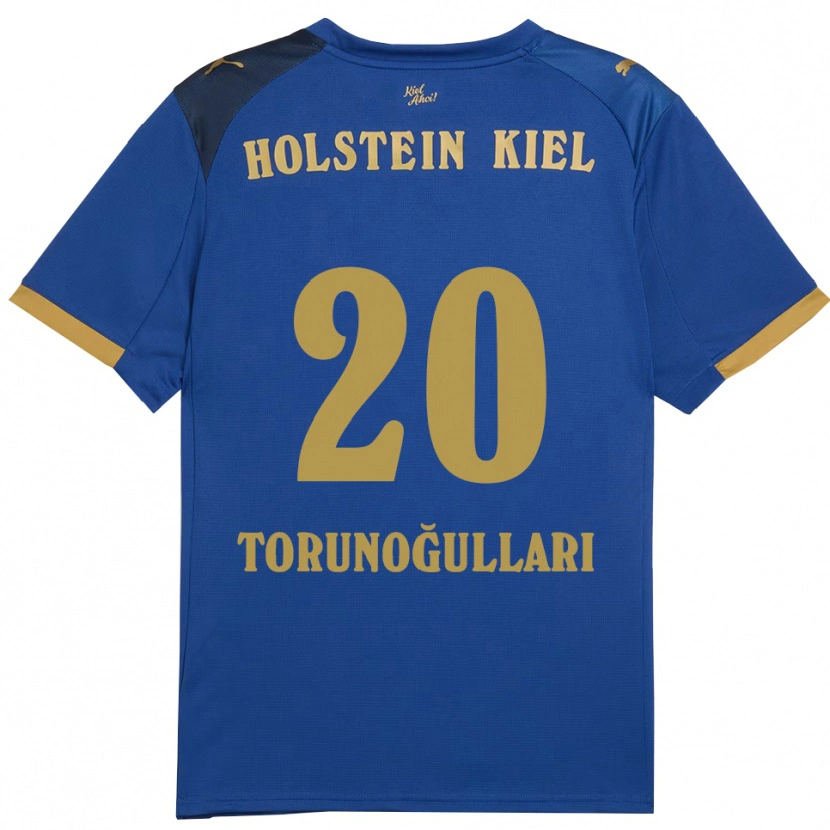 Danxen Mujer Camiseta Emin Torunoğulları #20 Azul Dorado 1ª Equipación 2025/26 La Camisa México
