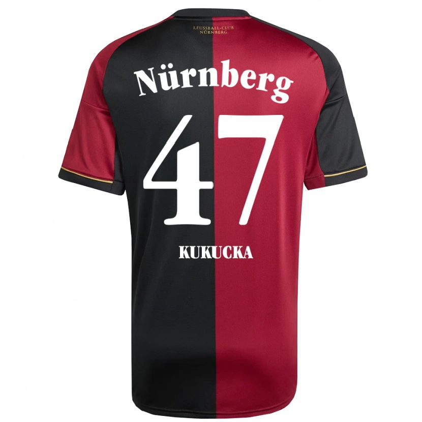 Danxen Mujer Camiseta Michal Kukucka #47 Borgoña Negro 1ª Equipación 2025/26 La Camisa México