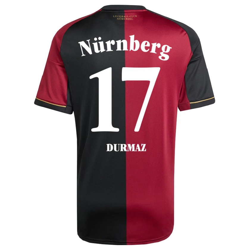 Danxen Mujer Camiseta Enes Durmaz #17 Borgoña Negro 1ª Equipación 2025/26 La Camisa México
