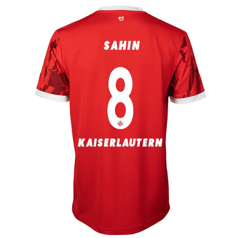 Danxen Mujer Camiseta Semih Sahin #8 Rojo Blanco 1ª Equipación 2025/26 La Camisa México