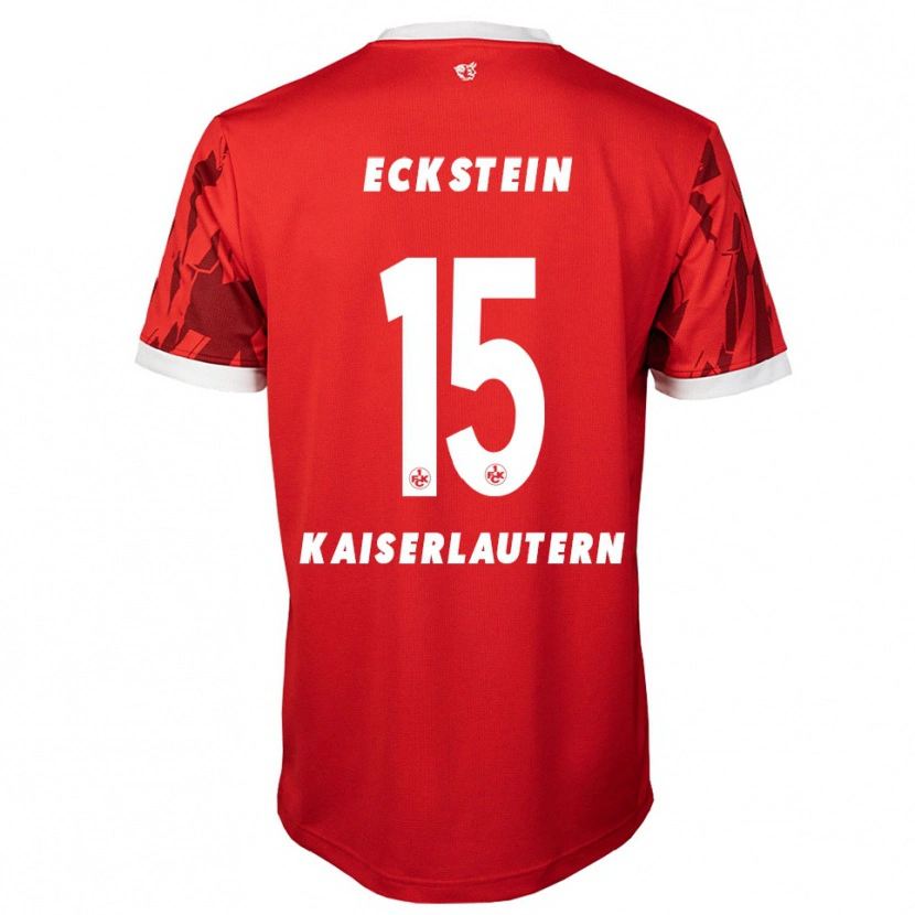 Danxen Mujer Camiseta Tanyel Eckstein #15 Rojo Blanco 1ª Equipación 2025/26 La Camisa México