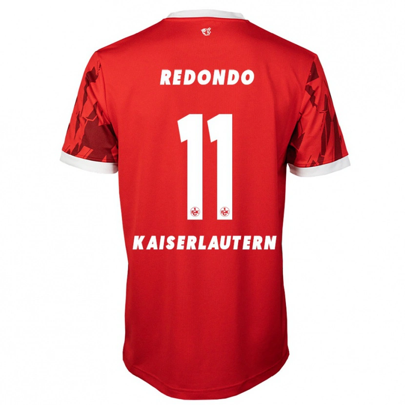 Danxen Mujer Camiseta Kenny-Prince Redondo #11 Rojo Blanco 1ª Equipación 2025/26 La Camisa México
