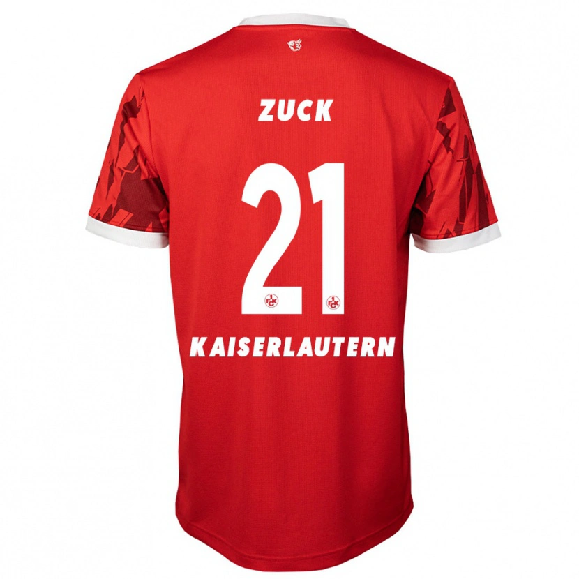 Danxen Mujer Camiseta Hendrick Zuck #21 Rojo Blanco 1ª Equipación 2025/26 La Camisa México