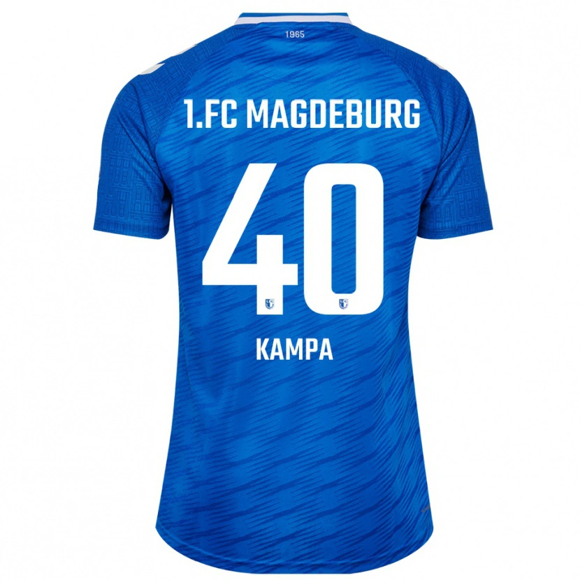 Danxen Mujer Camiseta Robert Kampa #40 Azul Blanco 1ª Equipación 2025/26 La Camisa México