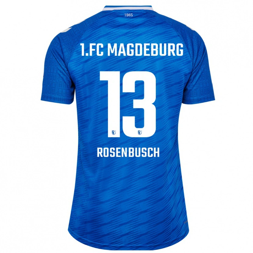 Danxen Mujer Camiseta Tim Rosenbusch #13 Azul Blanco 1ª Equipación 2025/26 La Camisa México