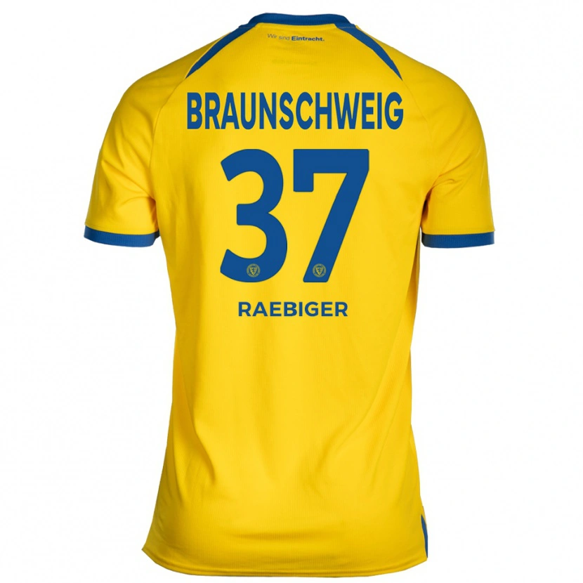 Danxen Mujer Camiseta Sidney Raebiger #37 Amarillo Azul 1ª Equipación 2025/26 La Camisa México