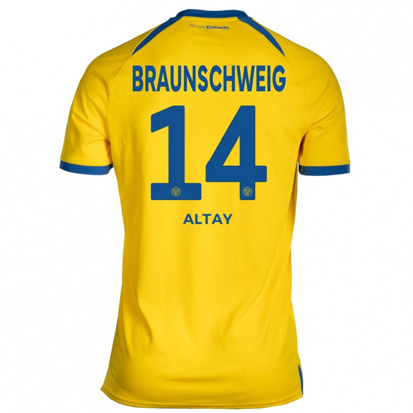Danxen Mujer Camiseta Ali Altay #14 Amarillo Azul 1ª Equipación 2025/26 La Camisa México