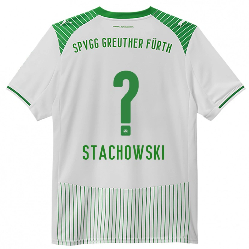 Danxen Mujer Camiseta Lara Stachowski #0 Blanco Verde 1ª Equipación 2025/26 La Camisa México