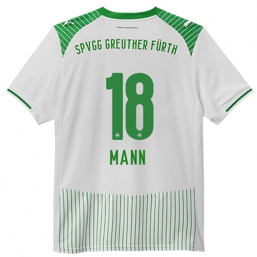 Danxen Mujer Camiseta Silas Mann #18 Blanco Verde 1ª Equipación 2025/26 La Camisa México