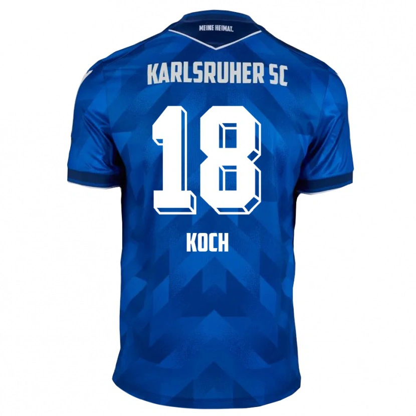 Danxen Mujer Camiseta Aki Koch #18 Azul Blanco 1ª Equipación 2025/26 La Camisa México