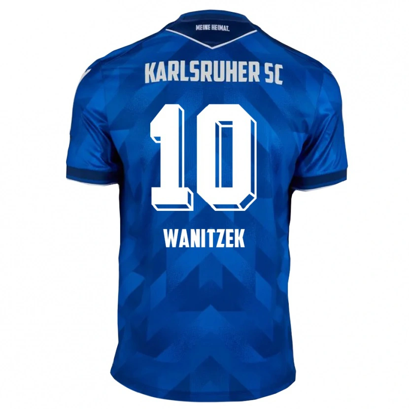 Danxen Mujer Camiseta Marvin Wanitzek #10 Azul Blanco 1ª Equipación 2025/26 La Camisa México
