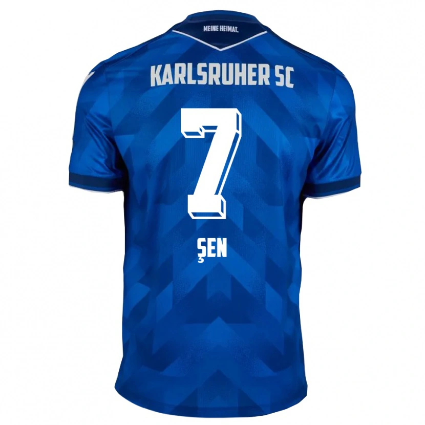 Danxen Mujer Camiseta Metin Şen #7 Azul Blanco 1ª Equipación 2025/26 La Camisa México