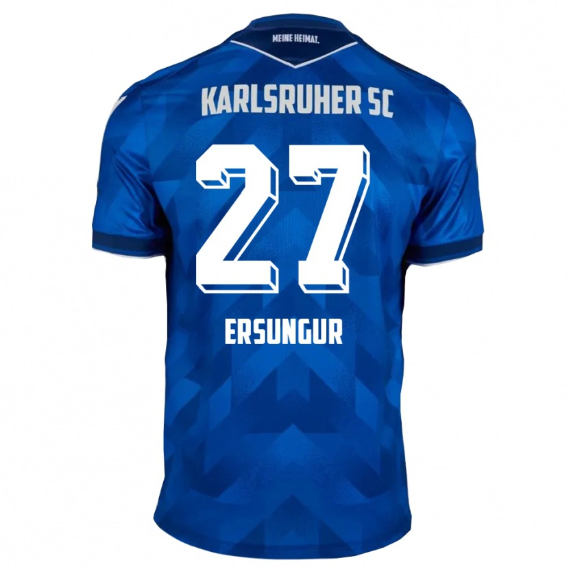 Danxen Mujer Camiseta Ali-Eren Ersungur #27 Azul Blanco 1ª Equipación 2025/26 La Camisa México
