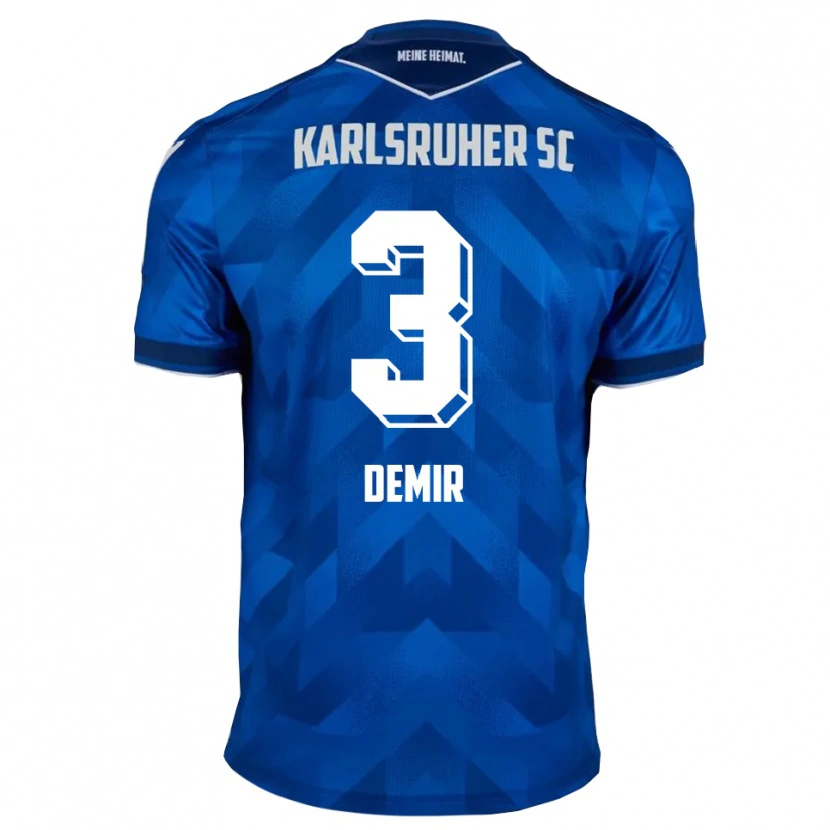 Danxen Mujer Camiseta Arel Demir #3 Azul Blanco 1ª Equipación 2025/26 La Camisa México