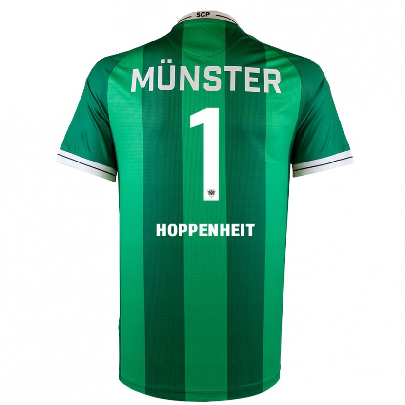 Danxen Mujer Camiseta Leander Hoppenheit #1 Verde Blanco 1ª Equipación 2025/26 La Camisa México