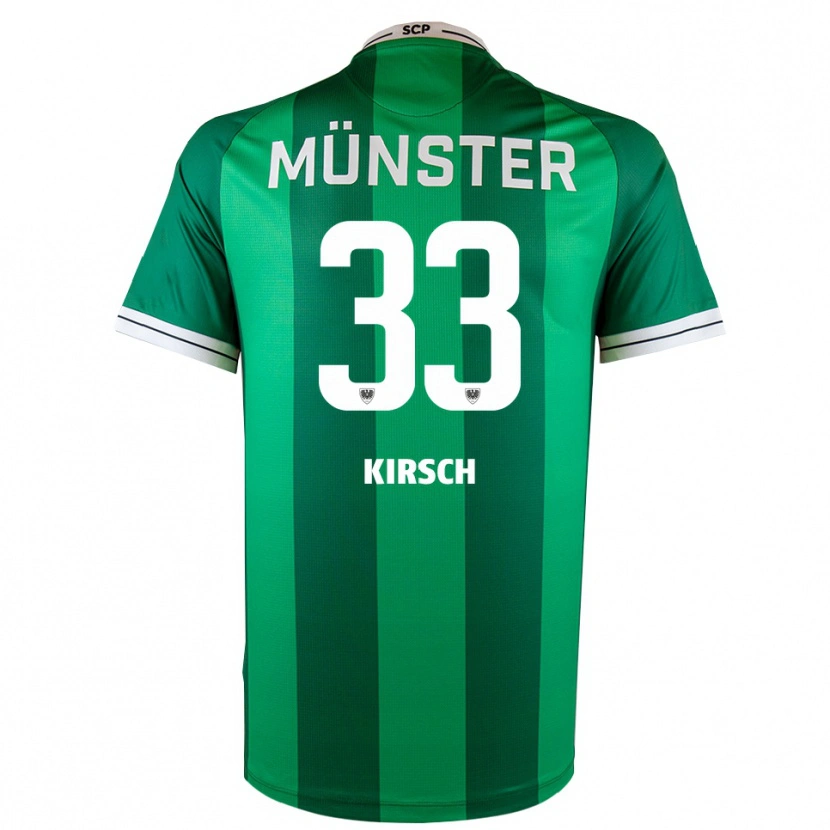 Danxen Mujer Camiseta Marian Kirsch #33 Verde Blanco 1ª Equipación 2025/26 La Camisa México