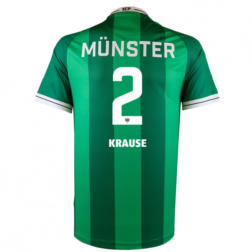 Danxen Mujer Camiseta Moritz Krause #2 Verde Blanco 1ª Equipación 2025/26 La Camisa México