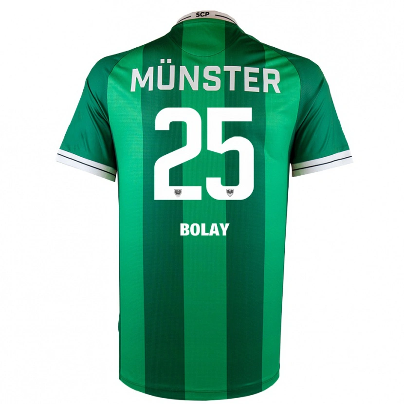Danxen Mujer Camiseta Luca Bolay #25 Verde Blanco 1ª Equipación 2025/26 La Camisa México