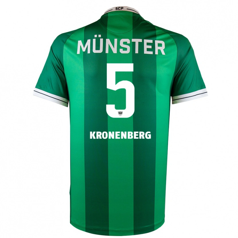 Danxen Mujer Camiseta Ben Kronenberg #5 Verde Blanco 1ª Equipación 2025/26 La Camisa México