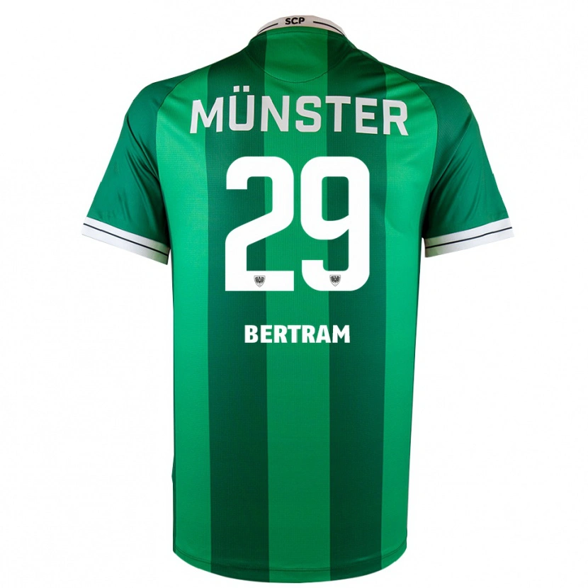Danxen Mujer Camiseta Mats Bertram #29 Verde Blanco 1ª Equipación 2025/26 La Camisa México