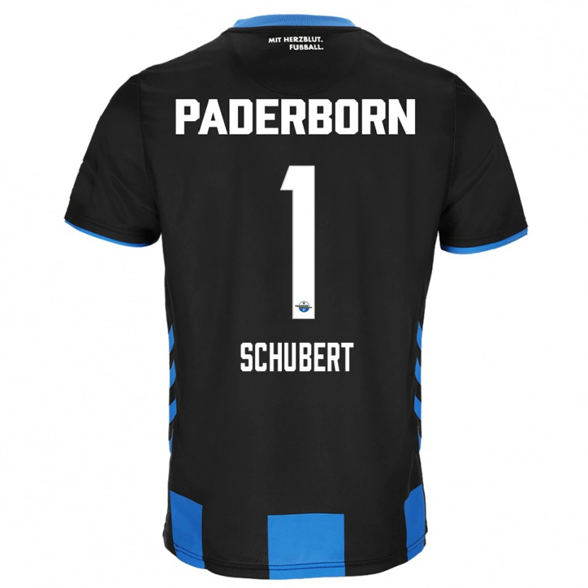 Danxen Mujer Camiseta Markus Schubert #1 Negro Azul 1ª Equipación 2025/26 La Camisa México