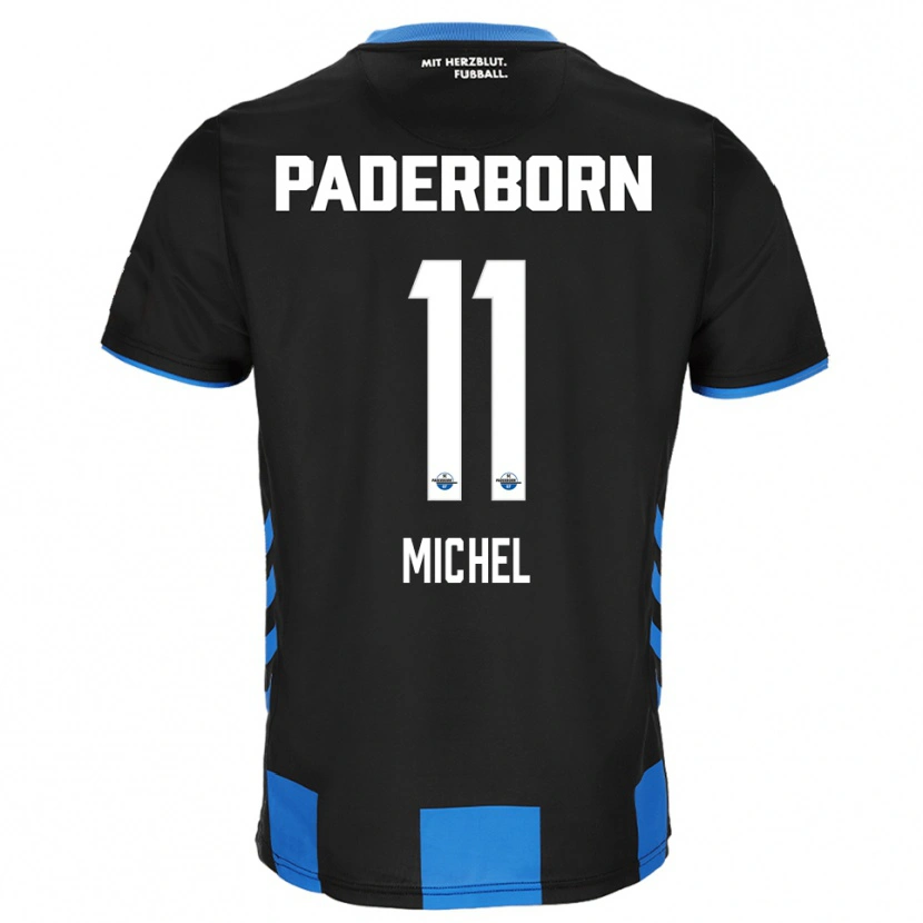 Danxen Mujer Camiseta Sven Michel #11 Negro Azul 1ª Equipación 2025/26 La Camisa México