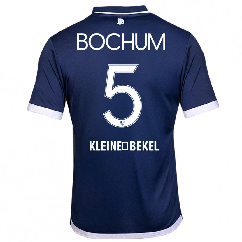 Danxen Mujer Camiseta Colin Kleine-Bekel #5 Azul Marino Blanco 1ª Equipación 2025/26 La Camisa México