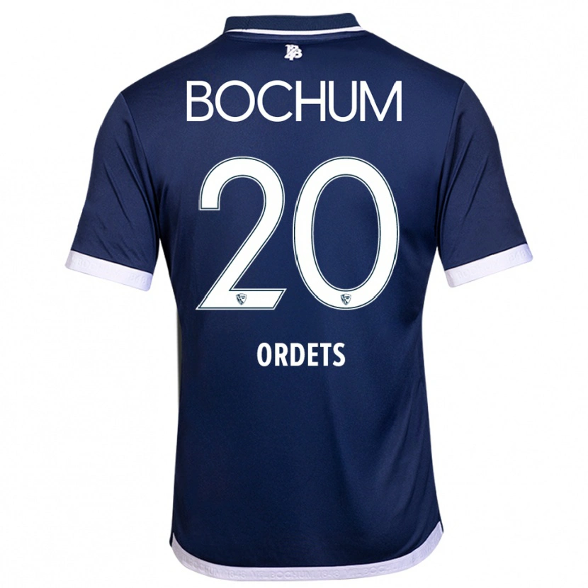 Danxen Mujer Camiseta Ivan Ordets #20 Azul Marino Blanco 1ª Equipación 2025/26 La Camisa México