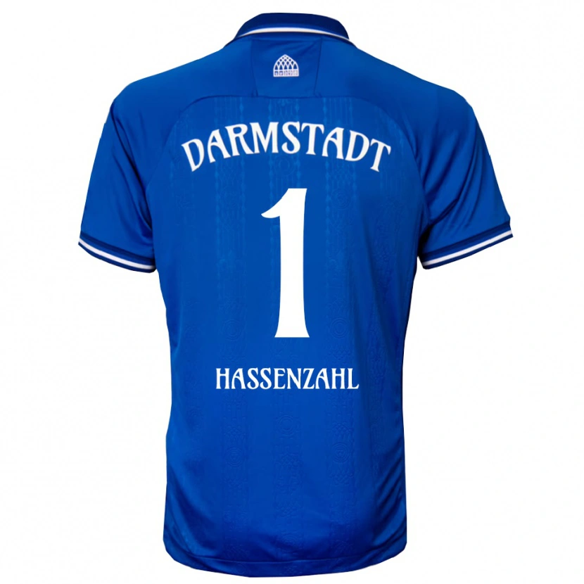 Danxen Mujer Camiseta Leon Hassenzahl #1 Azul Blanco 1ª Equipación 2025/26 La Camisa México