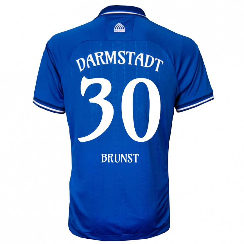 Danxen Mujer Camiseta Alexander Brunst #30 Azul Blanco 1ª Equipación 2025/26 La Camisa México