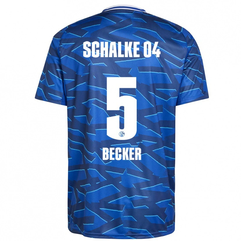 Danxen Mujer Camiseta Timo Becker #5 Azul Real Blanco 1ª Equipación 2025/26 La Camisa México