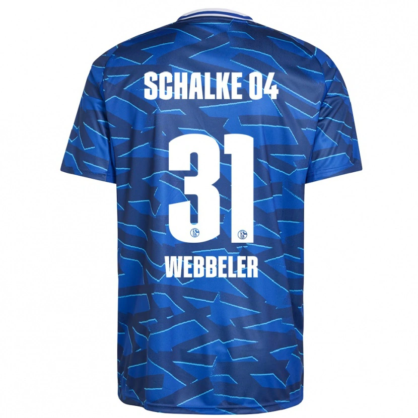 Danxen Mujer Camiseta Vada Webbeler #31 Azul Real Blanco 1ª Equipación 2025/26 La Camisa México