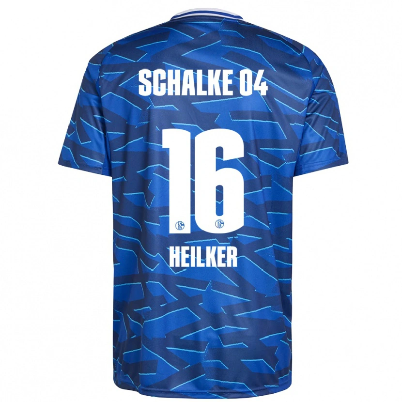 Danxen Mujer Camiseta Antonia Heilker #16 Azul Real Blanco 1ª Equipación 2025/26 La Camisa México