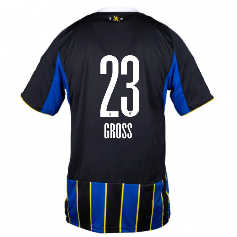 Danxen Mujer Camiseta Elea Gross #23 Azul Negro Amarillo 1ª Equipación 2025/26 La Camisa México