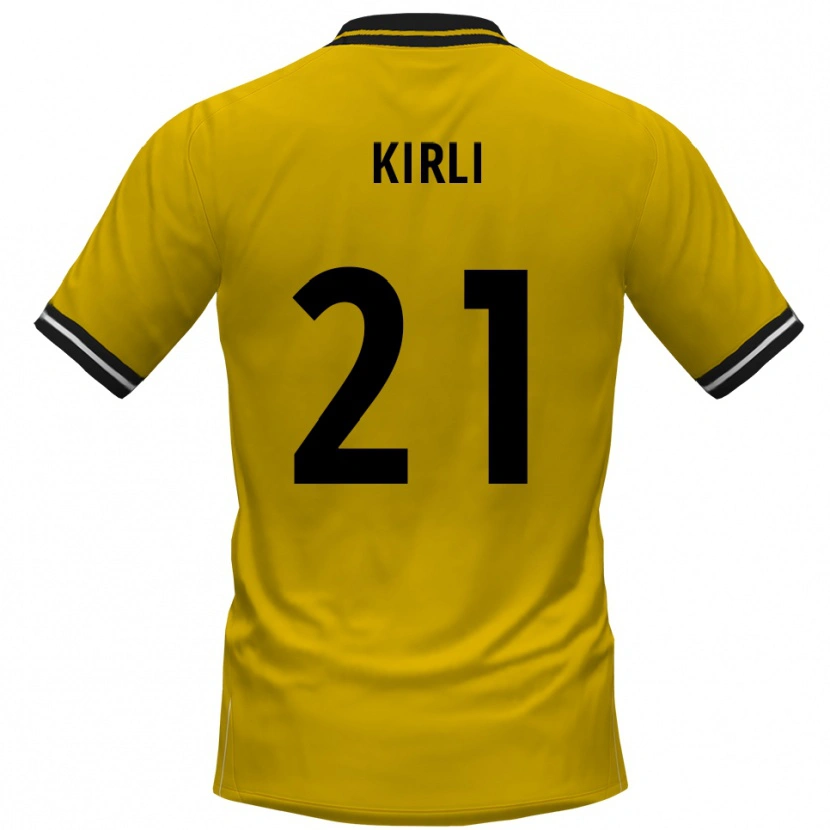 Danxen Mujer Camiseta Celil-Noah Kirli #21 Amarillo Negro 1ª Equipación 2025/26 La Camisa México