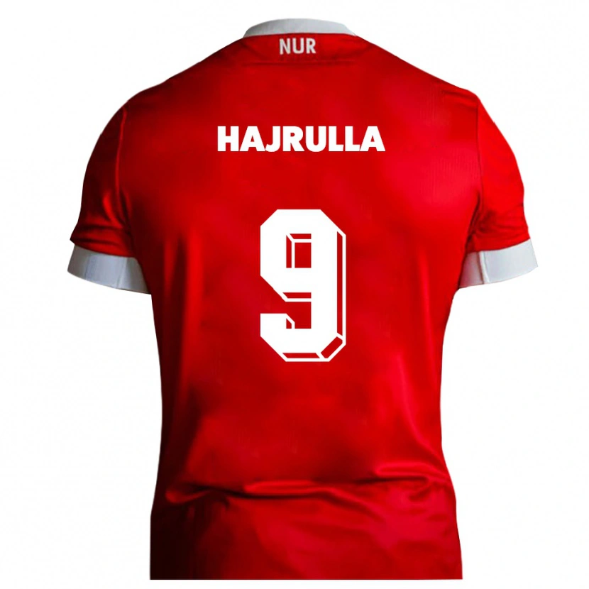 Danxen Mujer Camiseta Romarjo Hajrulla #9 Rojo Blanco 1ª Equipación 2025/26 La Camisa México