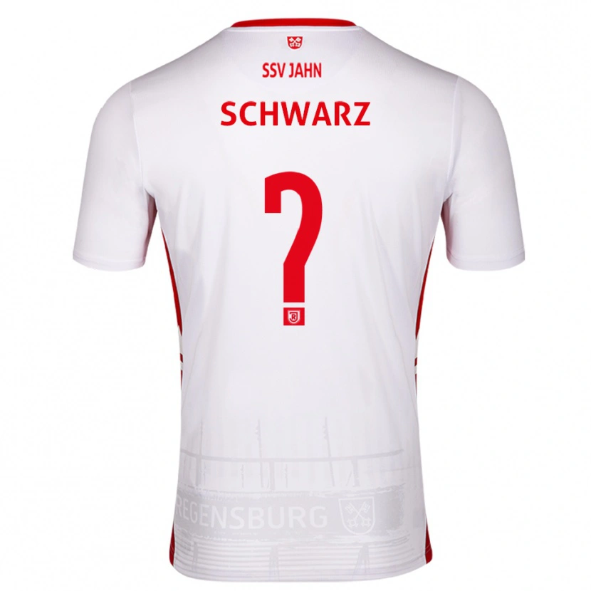 Danxen Mujer Camiseta Maximilian Schwarz #0 Blanco Rojo 1ª Equipación 2025/26 La Camisa México