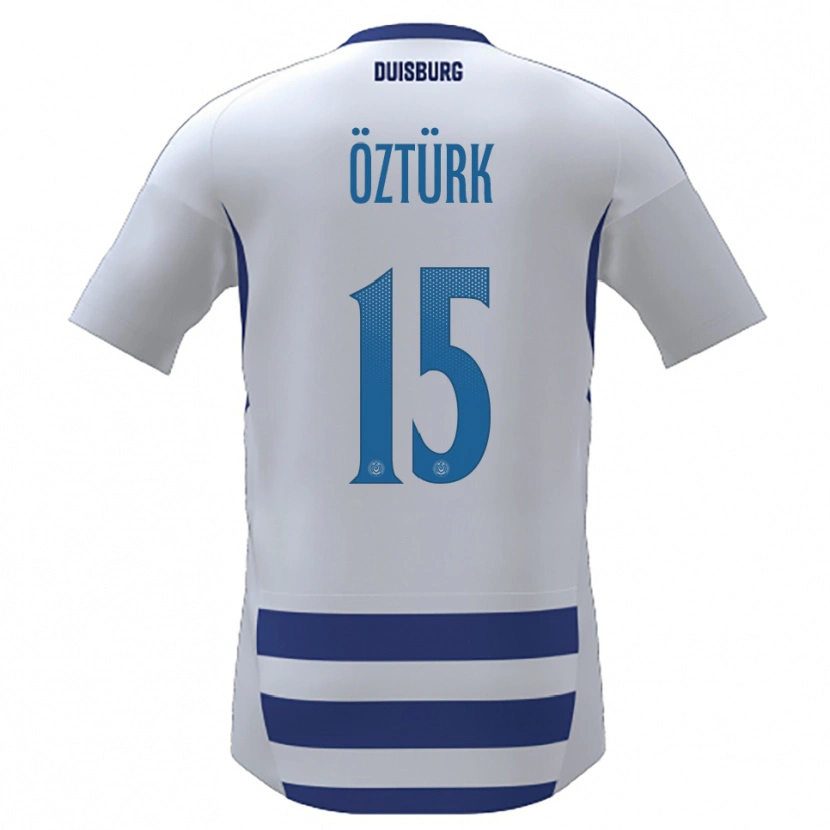 Danxen Mujer Camiseta Melisa Öztürk #15 Blanco Azul 1ª Equipación 2025/26 La Camisa México