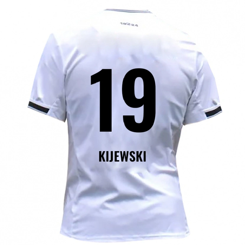 Danxen Mujer Camiseta Niko Kijewski #19 Blanco Rojo 1ª Equipación 2025/26 La Camisa México
